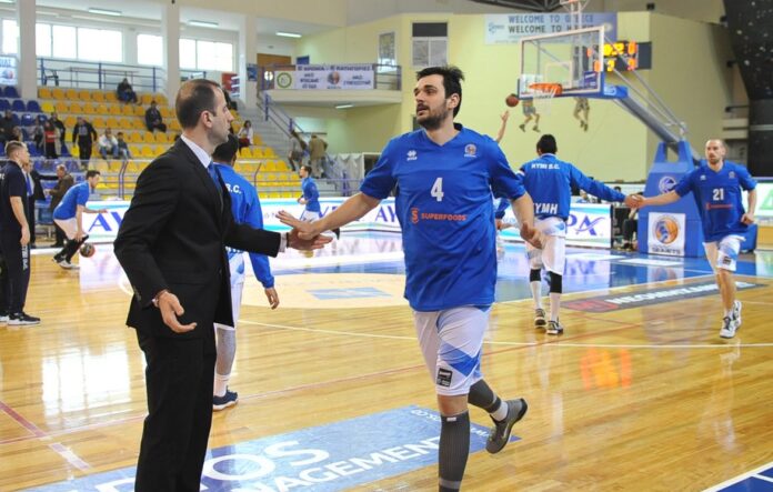 BASKET LEAGUE / ÊÕÌÇ - ÄÏÎÁ ËÅÕÊÁÄÁÓ (ÊÙÓÔÁÓ ÌÏÕÍÔÑÉ×ÁÓ / Eurokinissi Sports)