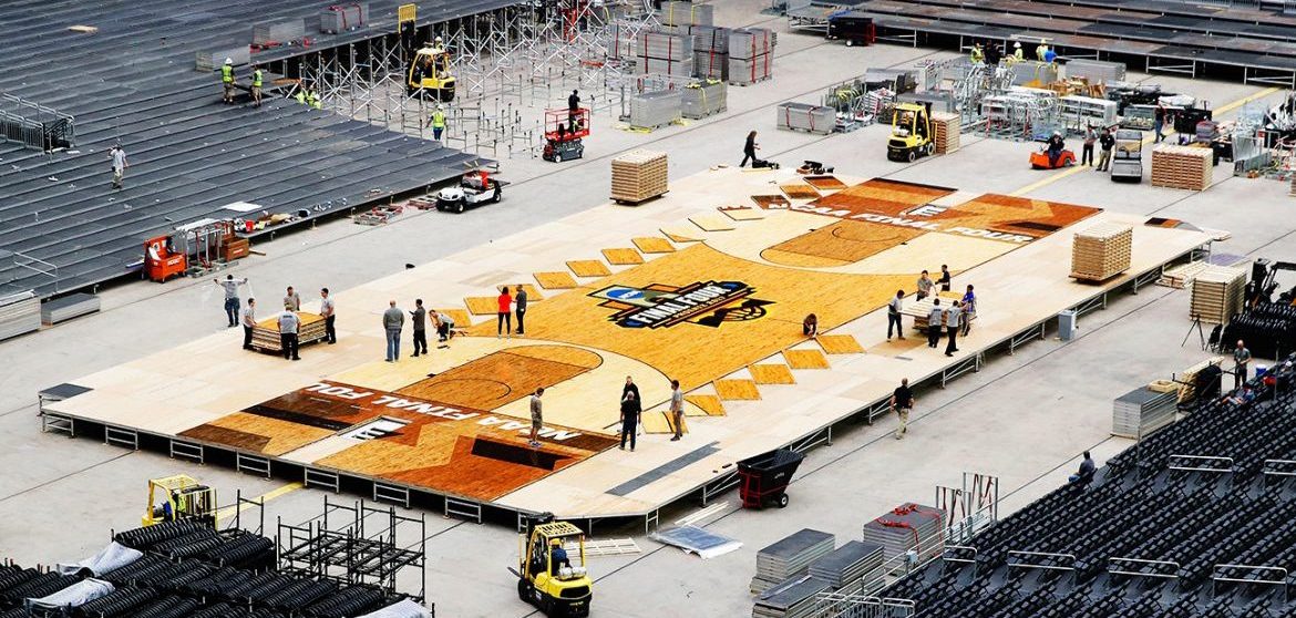 NCAA Final Four Floor