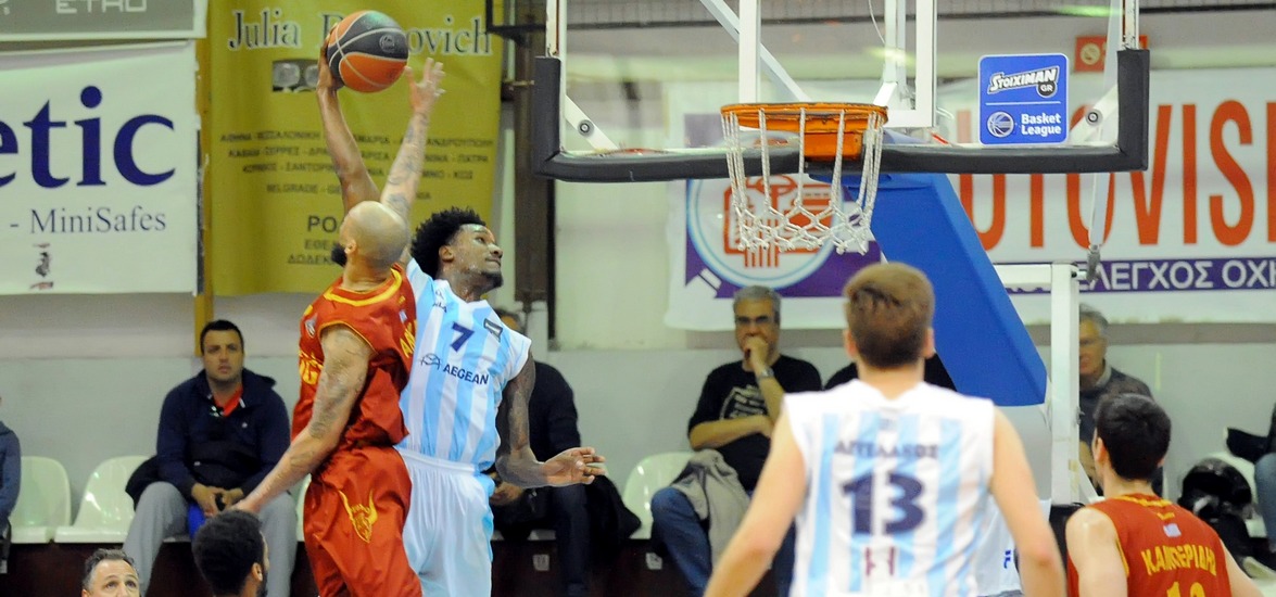 BASKET LEAGUE / ÊÏËÏÓÓÏÓ - ÑÅÈÕÌÍÏ (×ÁÑÇÓ ÆÁÌÐÅÔÏÕËÁÓ / Eurokinissi Sports)