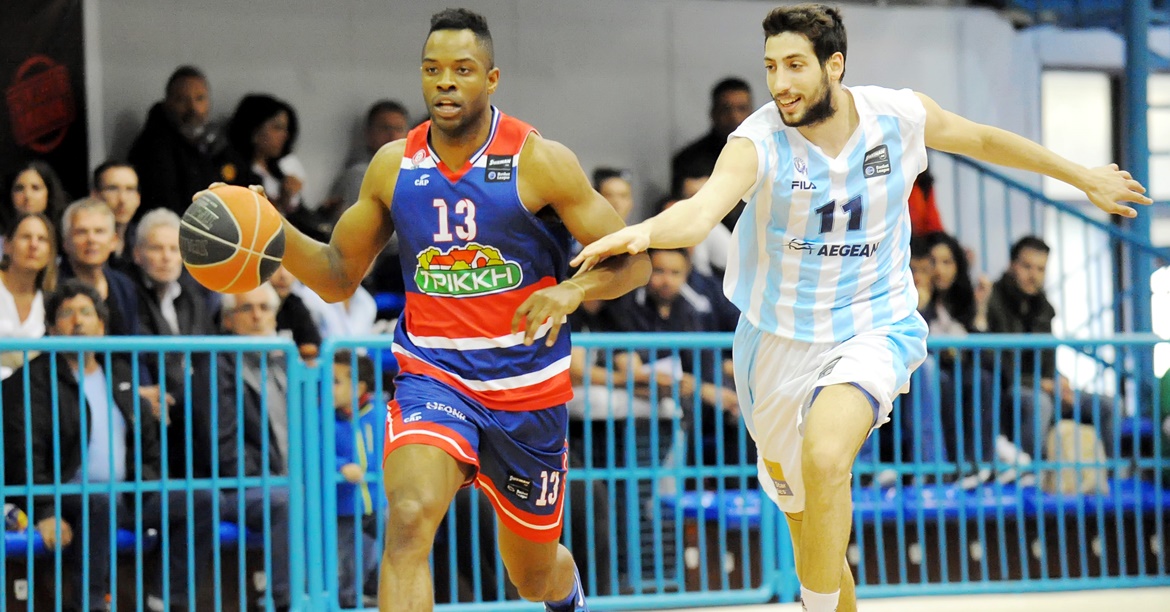 BASKET LEAGUE / ÊÏËÏÓÓÏÓ - ÔÑÉÊÁËÁ (×ÁÑÇÓ ÆÁÌÐÅÔÏÕËÁÓ / Eurokinissi Sports)
