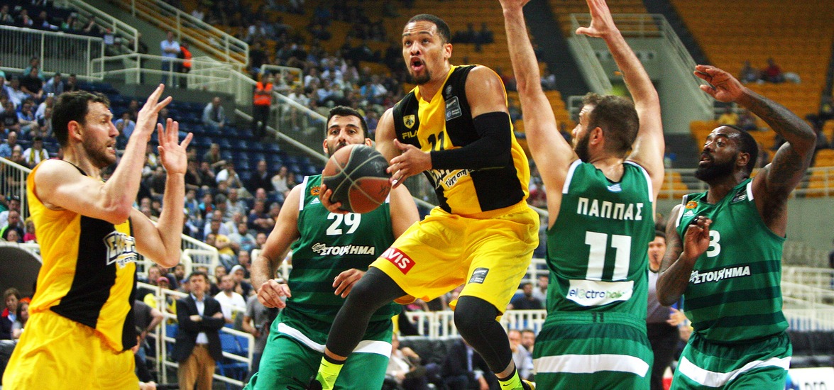 BASKET LEAGUE / 4ïò ÇÌÉÔÅËÉÊÏÓ / ÁÅÊ - ÐÁÏ (ÔÁÊÇÓ ÓÁÃÉÁÓ / Eurokinissi Sports)