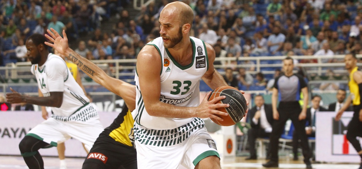 BASKET LEAGUE / 1ïò ÇÌÉÔÅËÉÊÏÓ / ÐÁÏ - ÁÅÊ (ÈÁÍÁÓÇÓ ÄÇÌÏÐÏÕËÏÓ / Eurokinissi Sports)