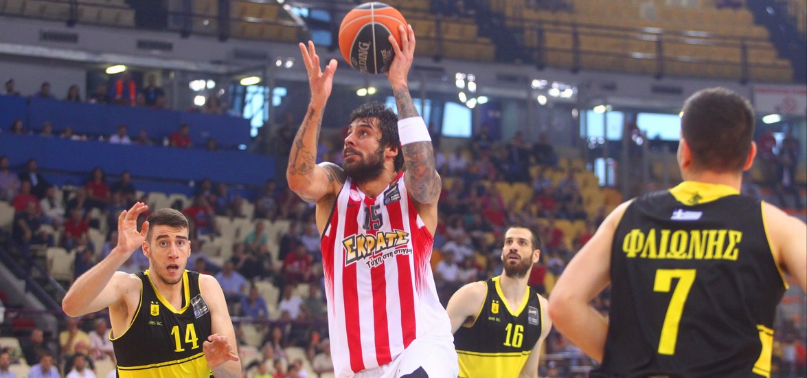 BASKET LEAGUE / 3ïò ÇÌÉÔÅËÉÊÏÓ / ÏÓÖÐ - ÁÑÇÓ (ÊÙÓÔÁÓ ÌÁÊÑÕÄÇÌÁÓ / Eurokinissi Sports)