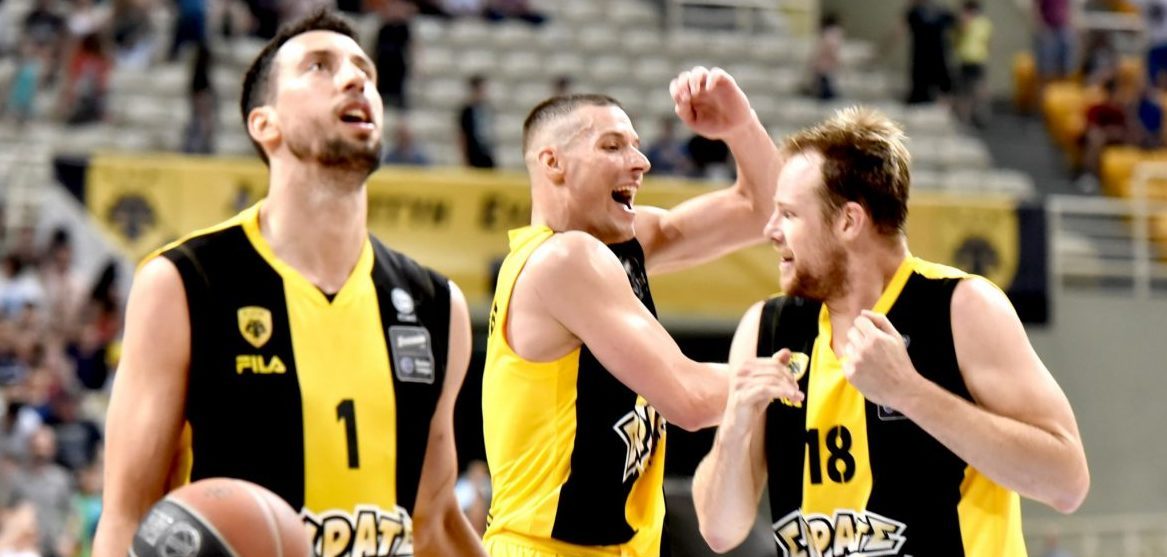 BASKET LEAGUE / 2ïò ÇÌÉÔÅËÉÊÏÓ / ÁÅÊ - ÐÁÏ (ÂÁÃÃÅËÇÓ ÓÔÏËÇÓ / Eurokinissi Sports)