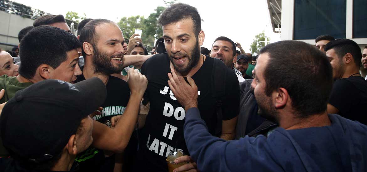 PRE GAME / ΤΕΛΙΚΟΣ / ΟΣΦΠ - ΠΑΟ (ΘΑΝΑΣΗΣ ΔΗΜΟΠΟΥΛΟΣ / Eurokinissi Sports)