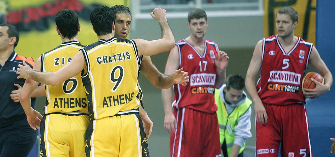 ÁÅÊ-ÓÊÁÂÏËÉÍÉ / ÅÕÑÙËÉÃÊÁ - AEK-SCAVOLINI / EUROLEAGUE