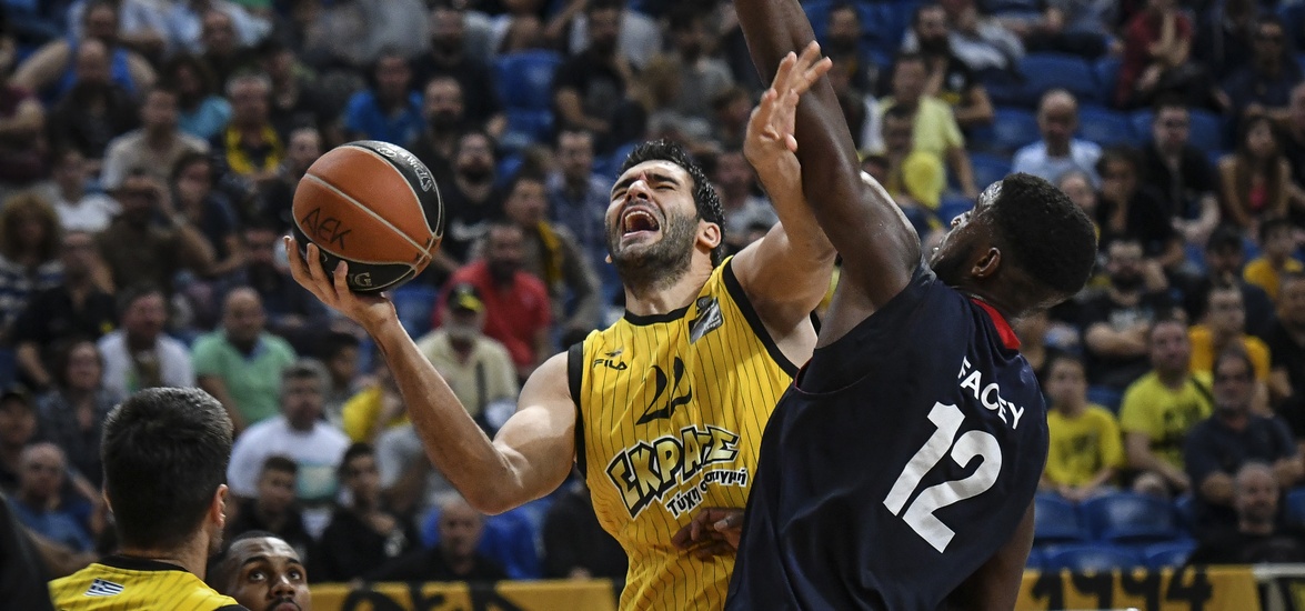 BASKET LEAGUE / ÁÅÊ - ÔÑÉÊÁËÁ / / (ÖÙÔÏÃÑÁÖÉÁ: ÂÁÃÃÅËÇÓ ÓÔÏËÇÓ /  EUROKINISSI)