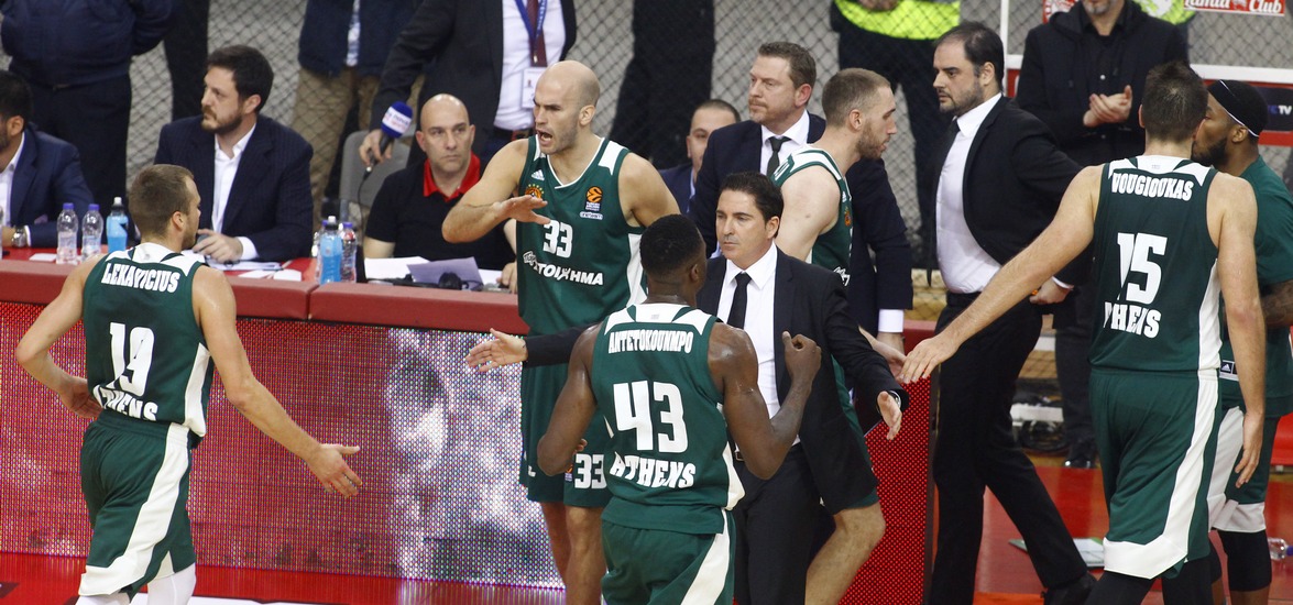 ÅÕÑÙËÉÃÊÁ / ÏÓÖÐ - ÐÁÏ / EUROLEAGUE / OLYMPIAKOS - PANATHINAIKOS / / (ÖÙÔÏÃÑÁÖÉÁ: ÈÁÍÁÓÇÓ ÄÇÌÏÐÏÕËÏÓ / EUROKINISSI)