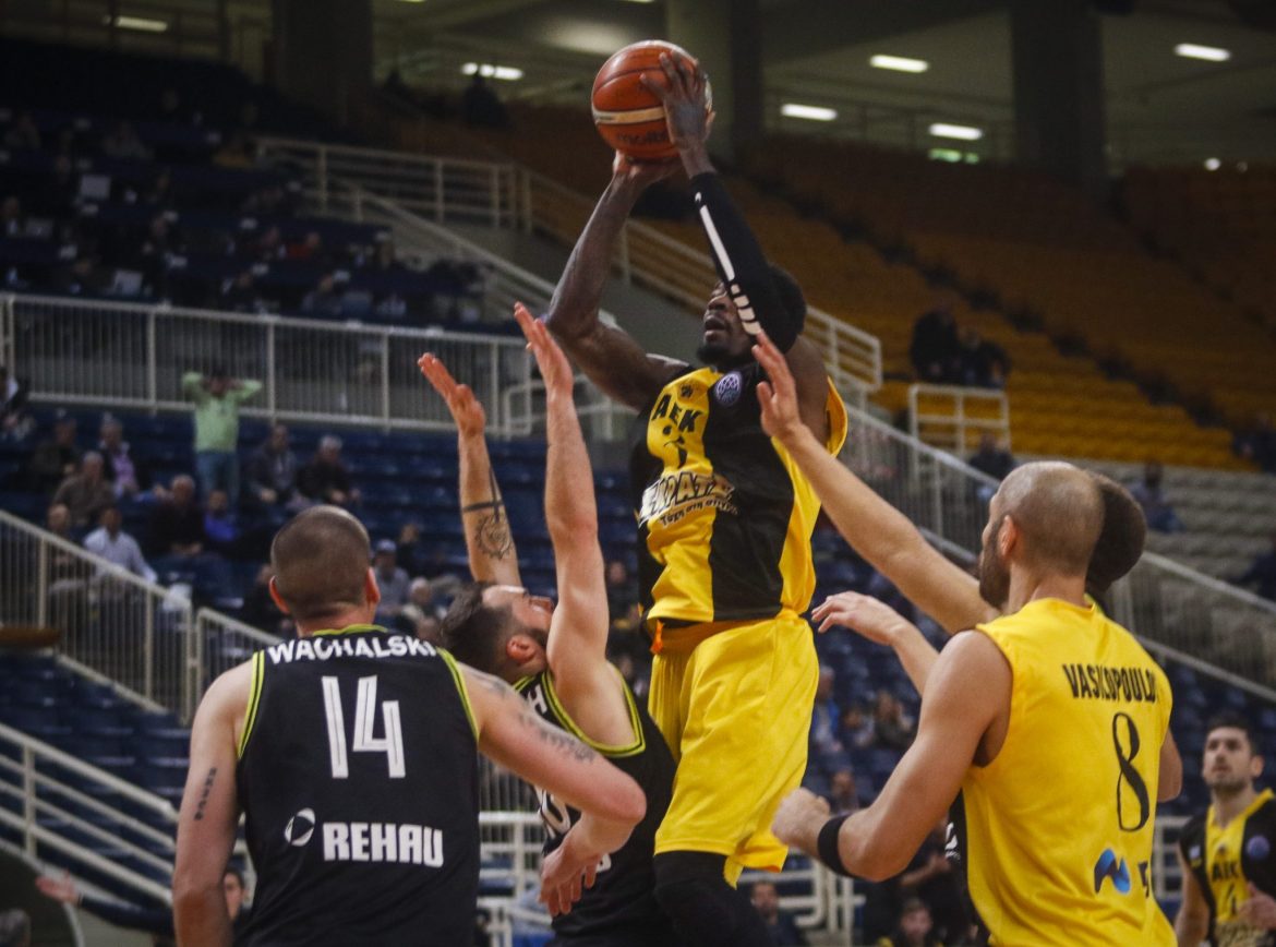 ÁÅÊ - ÌÐÁÉÑÏÉÔ / CHAMPIONS LEAGUE BASKETBALL (ÖÙÔÏÃÑÁÖÉÁ: ÊÙÓÔÁÓ ÌÁÊÑÕÄÇÌÁÓ / EUROKINISSI)