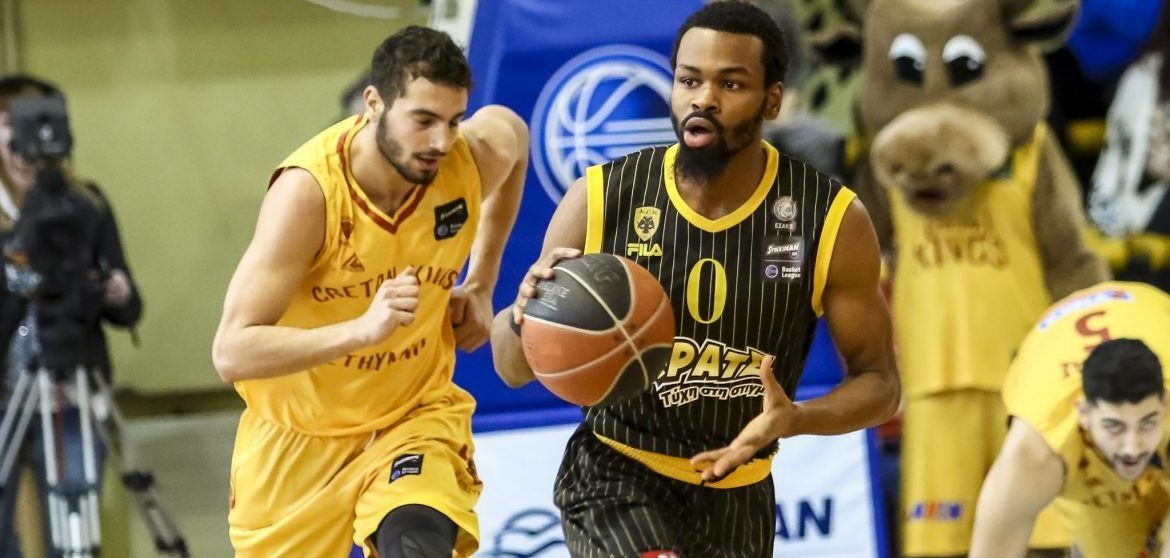 BASKET LEAGUE / ÑÅÈÕÌÍÏ - ÁÅÊ / / (ÖÙÔÏÃÑÁÖÉÁ: ÓÔÅÖÁÍÏÓ ÑÁÐÁÍÇÓ / EUROKINISSI)