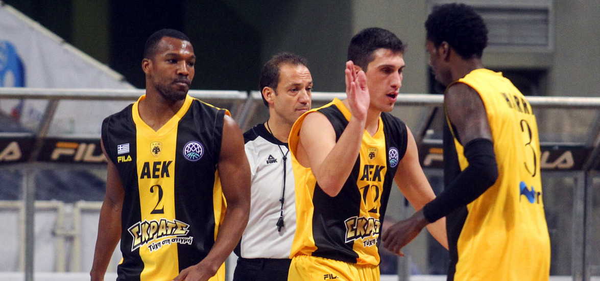 ÁÅÊ - ROSA RADOM / BASKETBALL CHAMPIONS LEAGUE (ÖÙÔÏÃÑÁÖÉÁ: ÊÙÓÔÁÓ ÌÁÊÑÕÄÇÌÁÓ / EUROKINISSI)