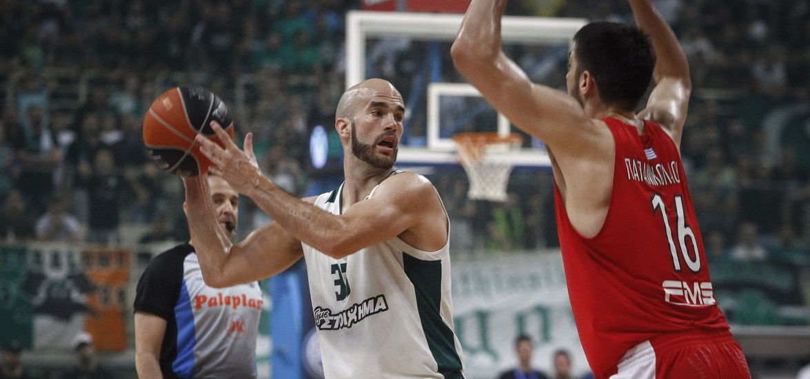 BASKET LEAGUE / 5ïò ÔÅËÉÊÏÓ / ÐÁÏ - ÏÓÖÐ (ÖÙÔÏÃÑÁÖÉÁ: ÈÁÍÁÓÇÓ ÄÇÌÏÐÏÕËÏÓ /  EUROKINISSI)