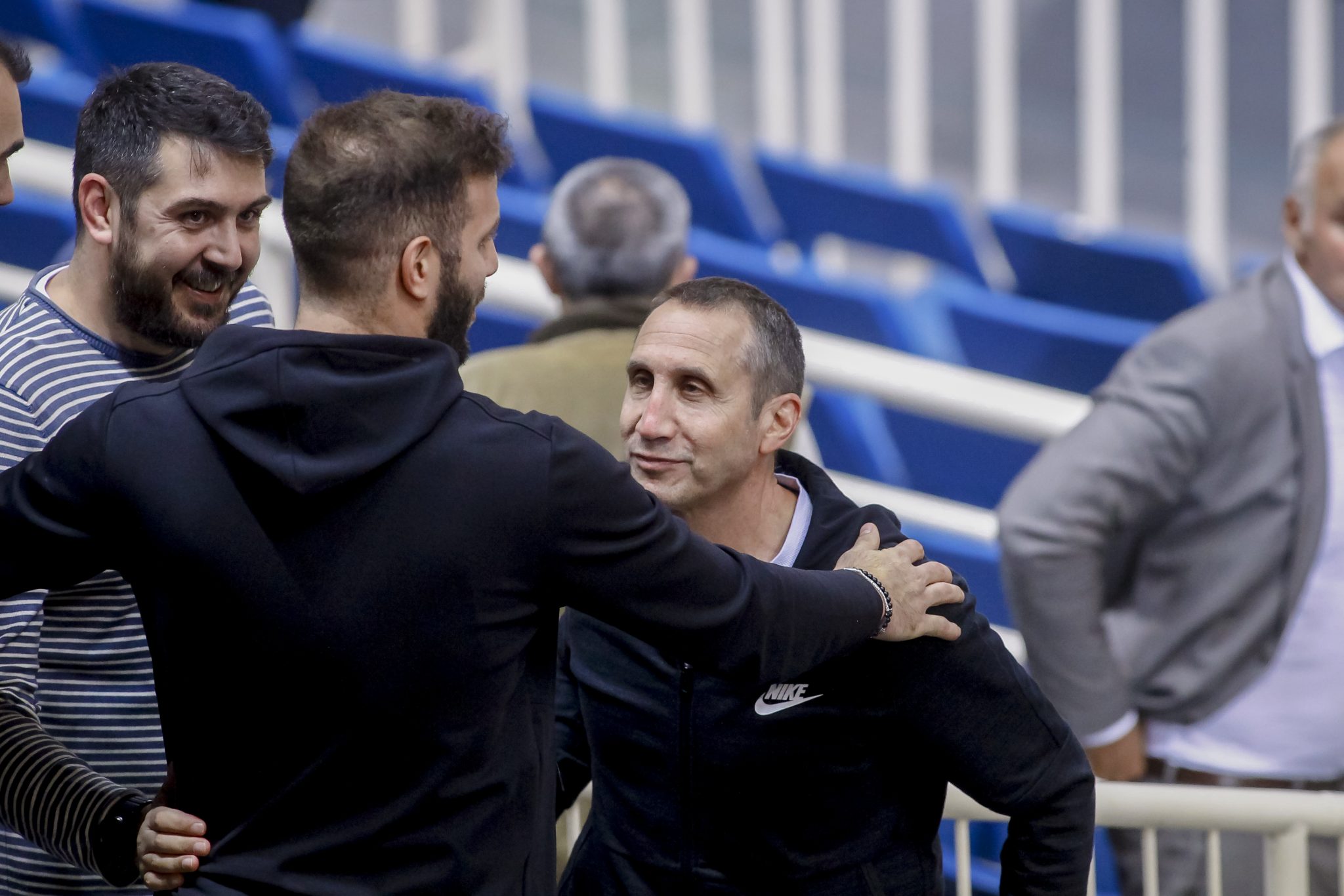 AEK - HAPOEL JERUSALEM / BASKETBALL CHAMPIONS LEAGUE (ÖÙÔÏÃÑÁÖÉÁ: ÈÁÍÁÓÇÓ ÄÇÌÏÐÏÕËÏÓ / EUROKINISSI)
