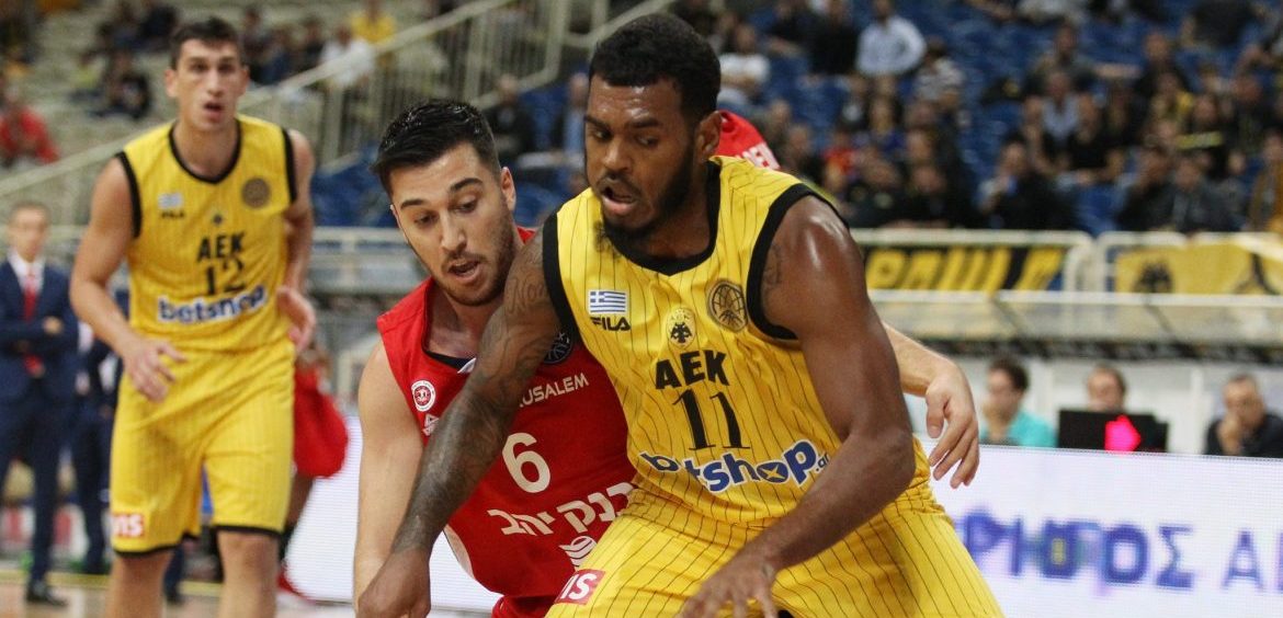 AEK - HAPOEL JERUSALEM / BASKETBALL CHAMPIONS LEAGUE (ÖÙÔÏÃÑÁÖÉÁ: ÌÁÑÊÏÓ ×ÏÕÆÏÕÑÇÓ / EUROKINISSI)