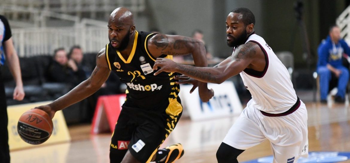 BASKET LEAGUE / ÁÅÊ - ÇÖÁÉÓÔÏÓ ËÇÌÍÏÕ (ÖÙÔÏÃÑÁÖÉÁ: ÌÉ×ÁËÇÓ ÊÁÑÁÃÉÁÍÍÇÓ / EUROKINISSI)