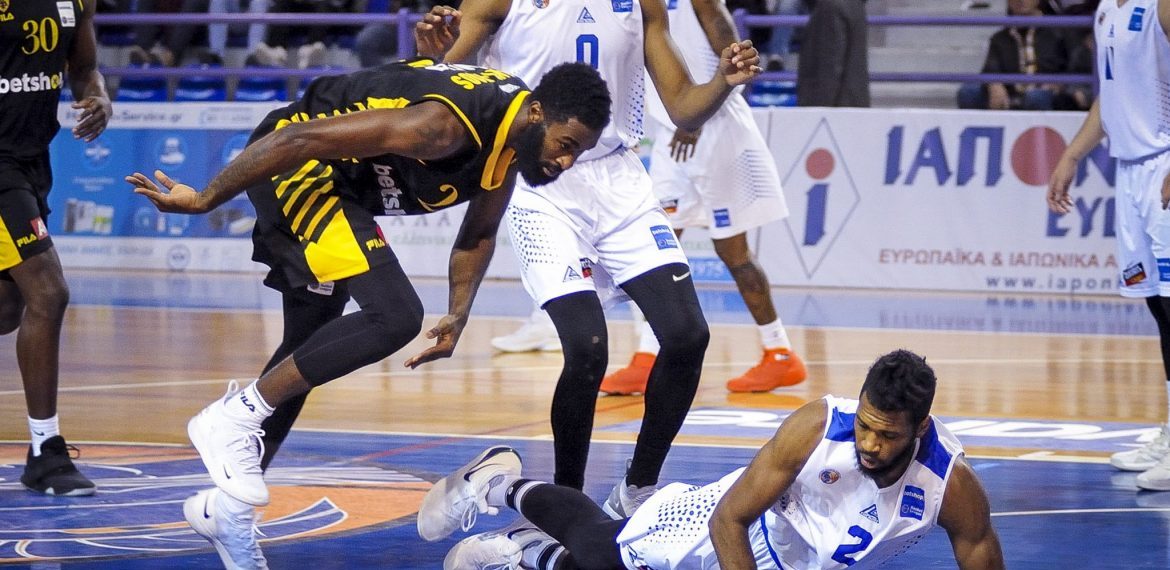 BASKET LEAGUE / ÊÕÌÇ - ÁÅÊ (ÖÙÔÏÃÑÁÖÉÁ: ÊÙÓÔÁÓ ÌÏÕÍÔÑÉ×ÁÓ / EUROKINISSI)