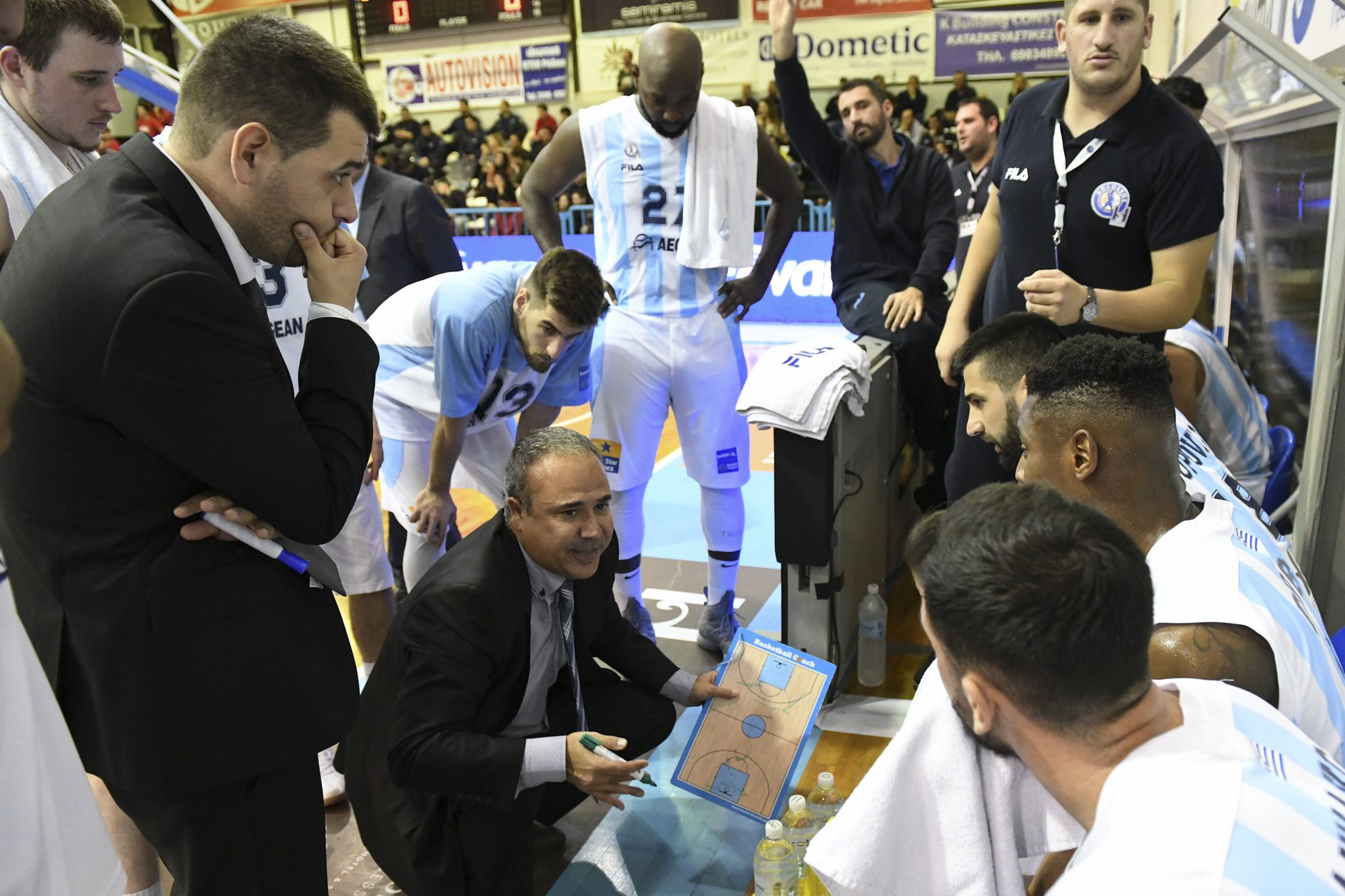 BASKET LEAGUE / ÊÏËÏÓÓÏÓ - ÏÓÖÐ  (ÖÙÔÏÃÑÁÖÉÁ: ×ÁÑÇÓ ÆÁÌÐÅÔÏÕËÁÓ / EUROKINISSI)