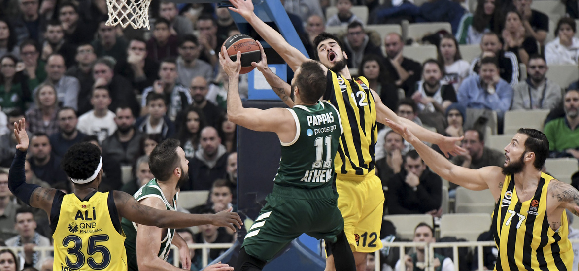 EUROLEAGUE / ÐÁÏ - ÖÅÍÅÑÌÐÁ×ÔÓÅ (ÖÙÔÏÃÑÁÖÉÁ: ÂÁÃÃÅËÇÓ ÓÔÏËÇÓ / EUROKINISSI)