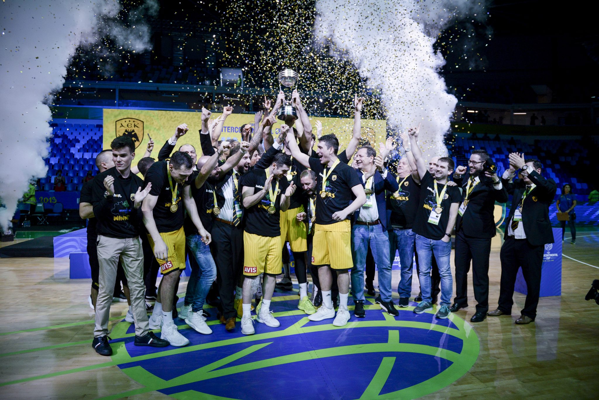 INTERCONTINENTAL CUP 2019 / ÔÅËÉÊÏÓ / ÁÅÊ - ÖËÁÌÅÍÃÊÏ (ÖÙÔÏÃÑÁÖÉÁ: EUROKINISSI)