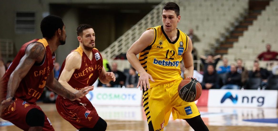 BASKET LEAGUE / ÁÅÊ - ÑÅÈÕÌÍÏ (ÖÙÔÏÃÑÁÖÉÁ: ÌÁÑÊÏÓ ×ÏÕÆÏÕÑÇÓ / EUROKINISSI)