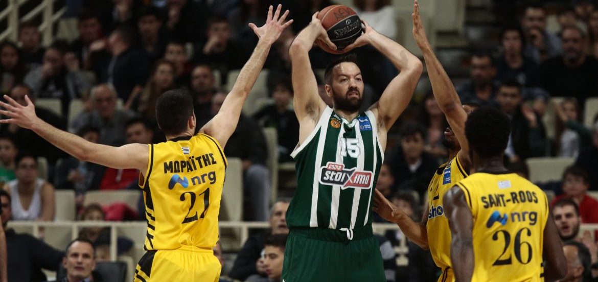 BASKET LEAGUE / ÁÅÊ - ÐÁÏ (ÖÙÔÏÃÑÁÖÉÁ: ÌÁÑÊÏÓ ×ÏÕÆÏÕÑÇÓ / EUROKINISSI)