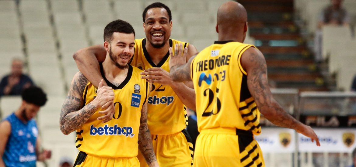 BASKET LEAGUE / ÁÅÊ - ×ÏËÁÑÃÏÓ (ÖÙÔÏÃÑÁÖÉÁ: ÌÁÑÊÏÓ ×ÏÕÆÏÕÑÇÓ / EUROKINISSI)