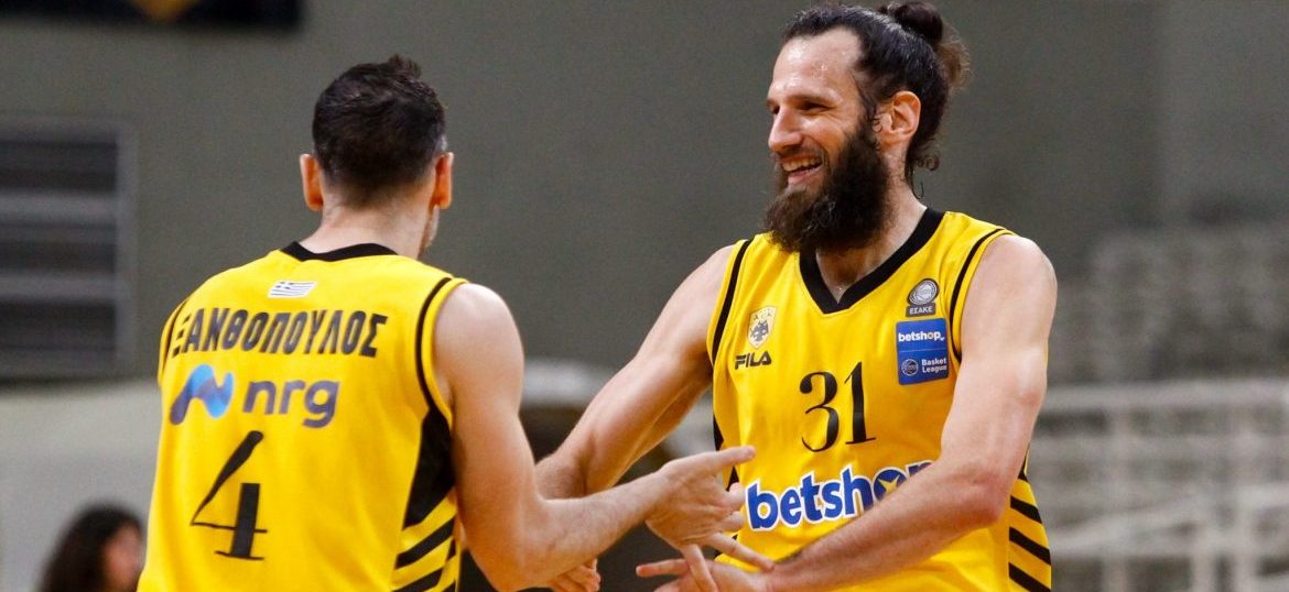 BASKET LEAGUE / PLAY OFF / ÁÅÊ - ÐÅÑÉÓÔÅÑÉ  (ÖÙÔÏÃÑÁÖÉÁ: ÈÁÍÁÓÇÓ ÄÇÌÏÐÏÕËÏÓ / EUROKINISSI)