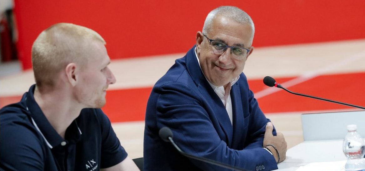 Presentazione Aaron White Olimpia Milano