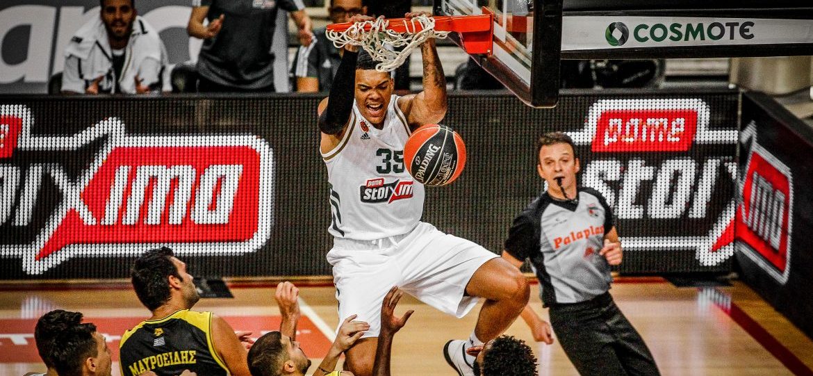 BASKET LEAGUE / ÐÁÏ - ÁÅÊ (ÖÙÔÏÃÑÁÖÉÁ: ÈÁÍÁÓÇÓ ÄÇÌÏÐÏÕËÏÓ / EUROKINISSI)