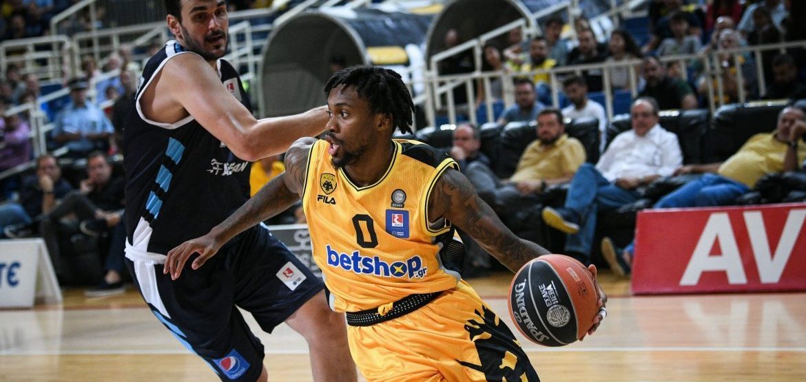 BASKET LEAGUE / ÁÅÊ - ÊÏËÏÓÓÏÓ (ÖÙÔÏÃÑÁÖÉÁ: ÌÉ×ÁËÇÓ ÊÁÑÁÃÉÁÍÍÇÓ / EUROKINISSI)