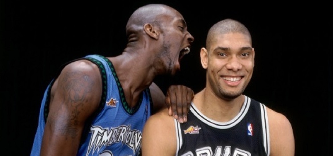 Kevin Garnett Tim Duncan