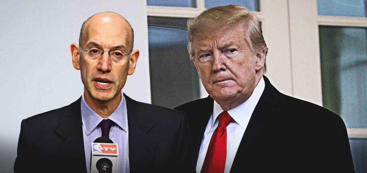 Adam-Silver-President-Trump