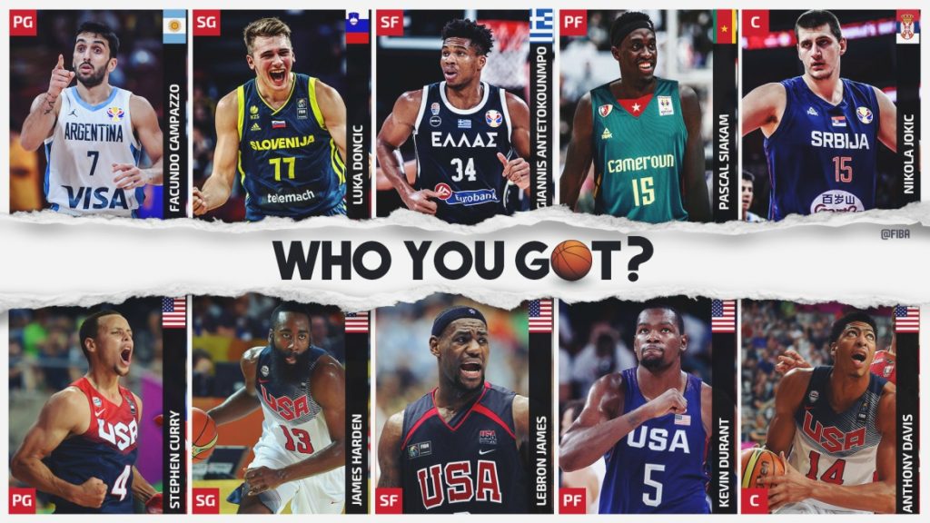 Team World vs Team USA Basketa.gr