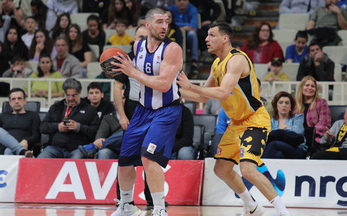 BASKET LEAGUE / ÁÅÊ - ÇÑÁÊËÇÓ (ÖÙÔÏÃÑÁÖÉÁ: ÌÁÑÊÏÓ ×ÏÕÆÏÕÑÇÓ / EUROKINISSI)