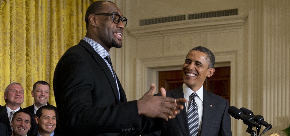 Lebron James Barack Obama