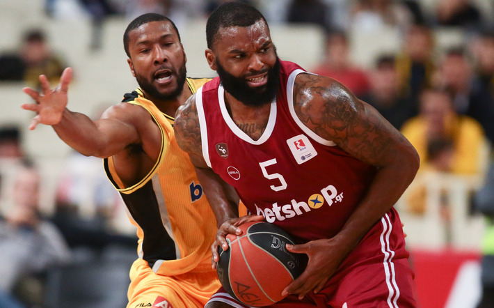 BASKET LEAGUE / ÁÅÊ - ÇÖÁÉÓÔÏÓ ËÇÌÍÏÕ (ÖÙÔÏÃÑÁÖÉÁ: ÌÁÑÊÏÓ ×ÏÕÆÏÕÑÇÓ / EUROKINISSI)
