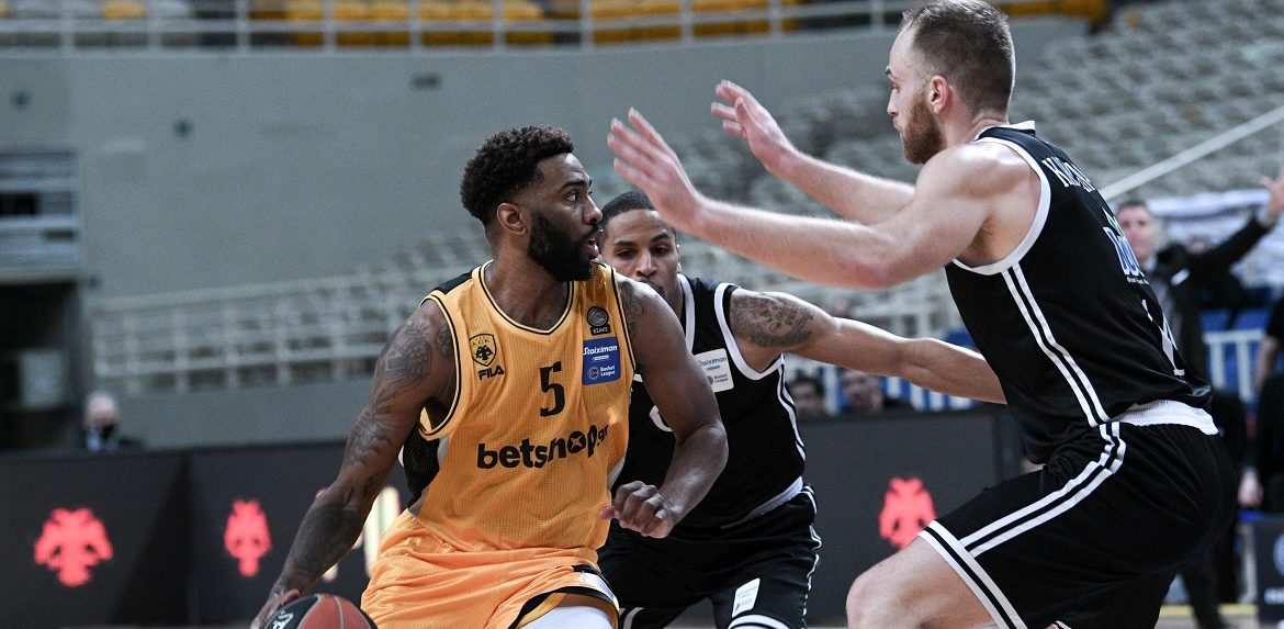 BASKET LEAGUE 2020-2021 / ÁÅÊ - ÐÁÏÊ  (ÖÙÔÏÃÑÁÖÉÁ: ÌÉ×ÁËÇÓ ÊÁÑÁÃÉÁÍÍÇÓ / EUROKINISSI)