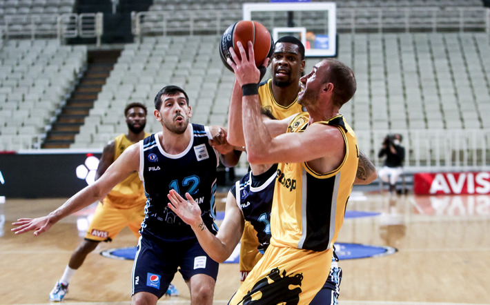 BASKET LEAGUE 2020-2021 / ÁÅÊ - ÊÏËÏÓÓÏÓ (ÖÙÔÏÃÑÁÖÉÁ: EUROKINISSI)