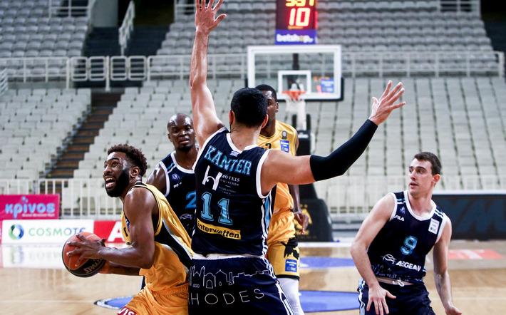 BASKET LEAGUE 2020-2021 / ÁÅÊ - ÊÏËÏÓÓÏÓ (ÖÙÔÏÃÑÁÖÉÁ: EUROKINISSI)