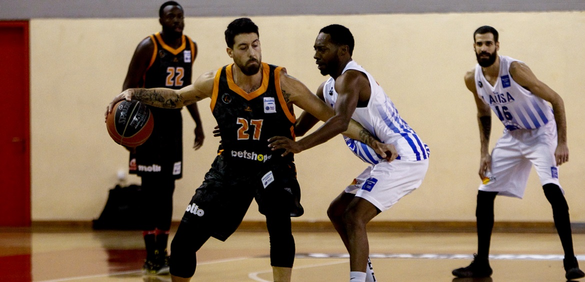 BASKETLEAGUE 2020-2021 / ËÁÑÉÓÁ - ÐÑÏÌÇÈÅÁÓ ÐÁÔÑÁÓ (ÖÙÔÏÃÑÁÖÉÁ: ËÅÙÍÉÄÁÓ ÔÆÅÊÁÓ / EUROKINISSI)