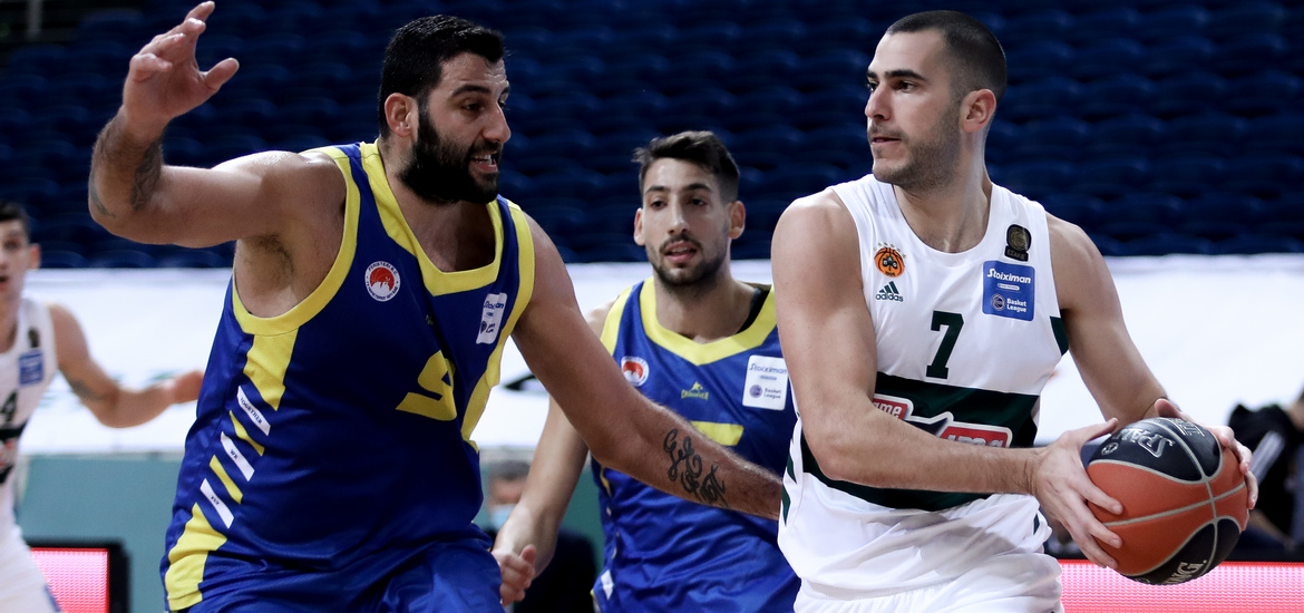 BASKET LEAGUE 2020-2021 / ÐÁÏ - ÐÅÑÉÓÔÅÑÉ (ÖÙÔÏÃÑÁÖÉÁ:ÓÙÔÇÑÇÓ ÄÇÌÇÔÑÏÐÏÕËÏÓ  / EUROKINISSI)