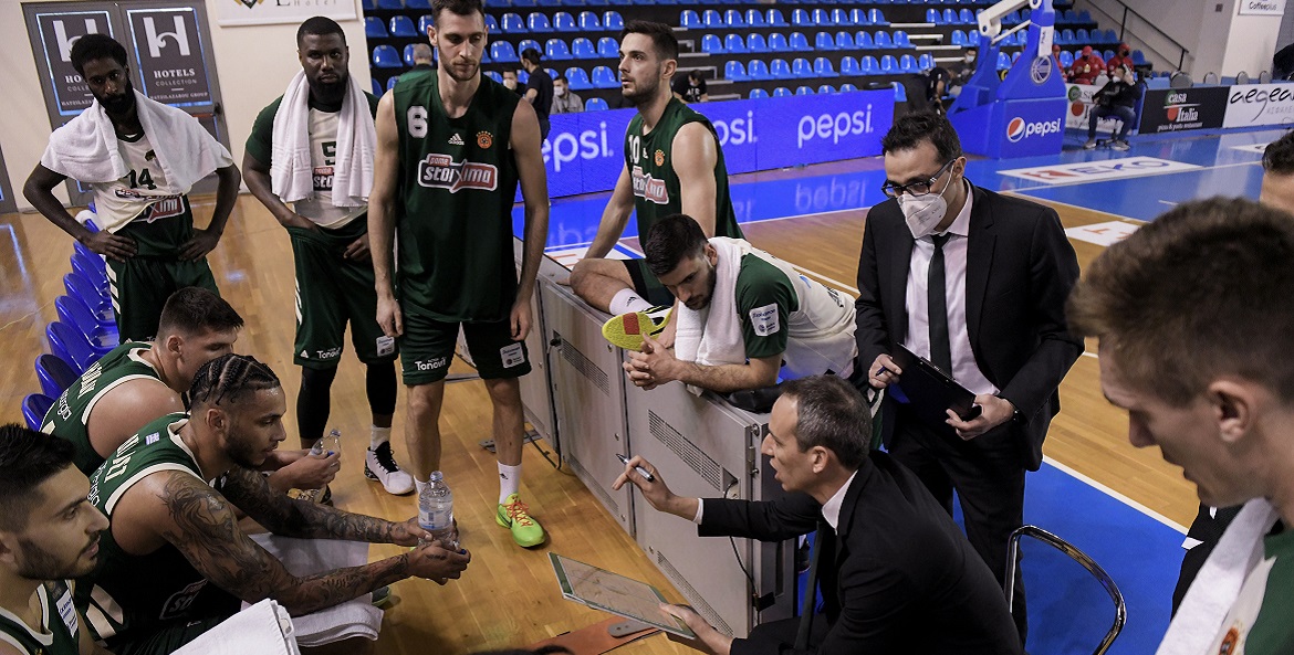BASKET LEAGUE 2020-2021 / ÊÏËÏÓÓÏÓ - ÐÁÏ (ÖÙÔÏÃÑÁÖÉÁ: ×ÁÑÇÓ ÆÁÌÐÅÔÏÕËÁÓ / EUROKINISSI)
