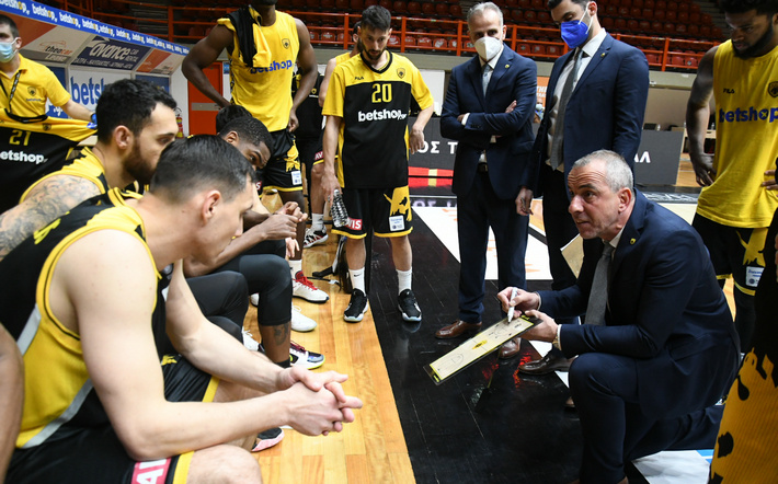 BASKET LEAGUE 2020-2021 / ÐÑÏÌÇÈÅÁÓ ÐÁÔÑÁÓ - ÁÅÊ (ÖÙÔÏÃÑÁÖÉÁ: ÁÍÄÑÅÁÓ ÁËÅÎÏÐÏÕËÏÓ  / EUROKINISSI)