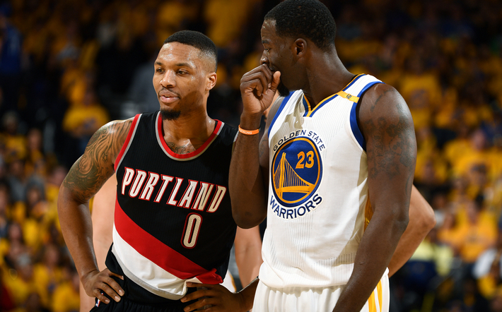 Portland Trail Blazers v Golden State Warriors - Game One