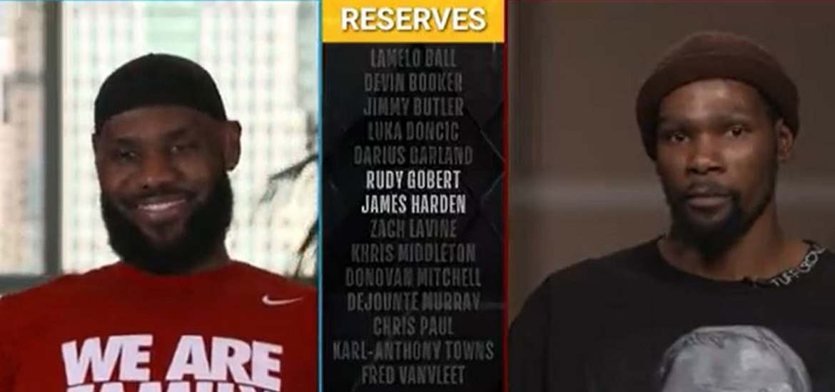 LeBron James Kevin Durant All Star Game NBA