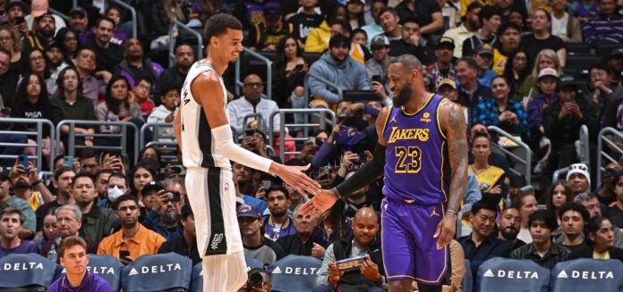 Ουεμπανιάμα Victor Wembanyama LeBron James