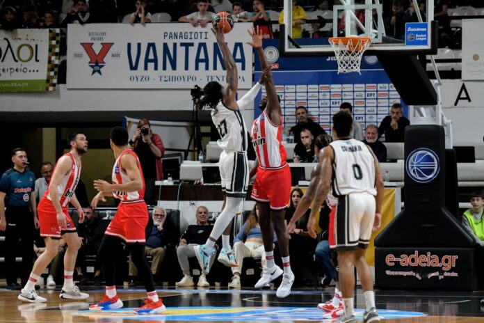 BASKET LEAGUE 2023-2024 / ÁÐÏËËÙÍ ÐÁÔÑÁÓ - ÏÓÖÐ (ÁÍÄÑÅÁÓ ÁËÅÎÏÐÏÕËÏÓ / EUROKINISSI)