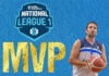 National League 1 (19η αγ. – MVP): Απίθανος Κυρίτσης MVP με 46 στην αξιολόγηση στα 44 του χρόνια